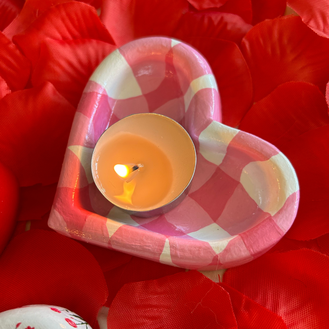 Gingham Heart | Trinket Dish