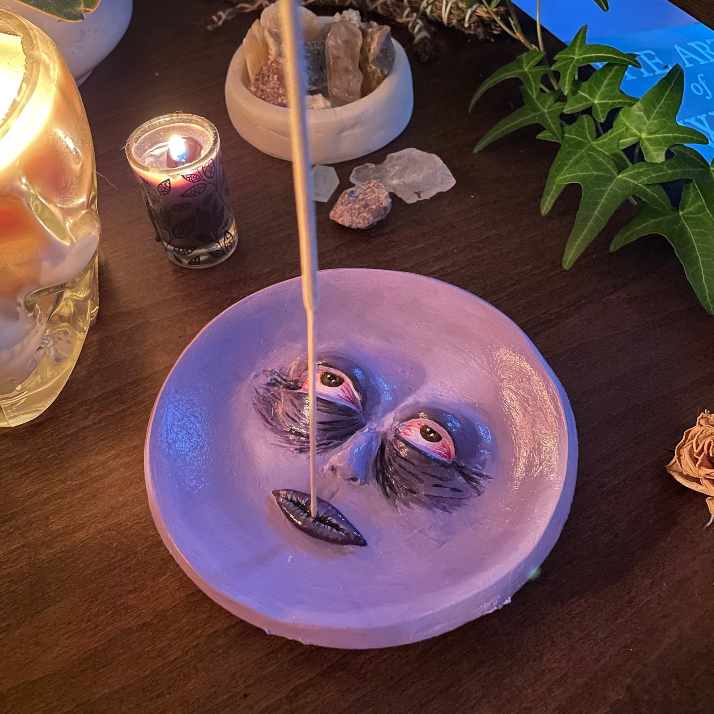 "Tired & Purple" | Incense Holder