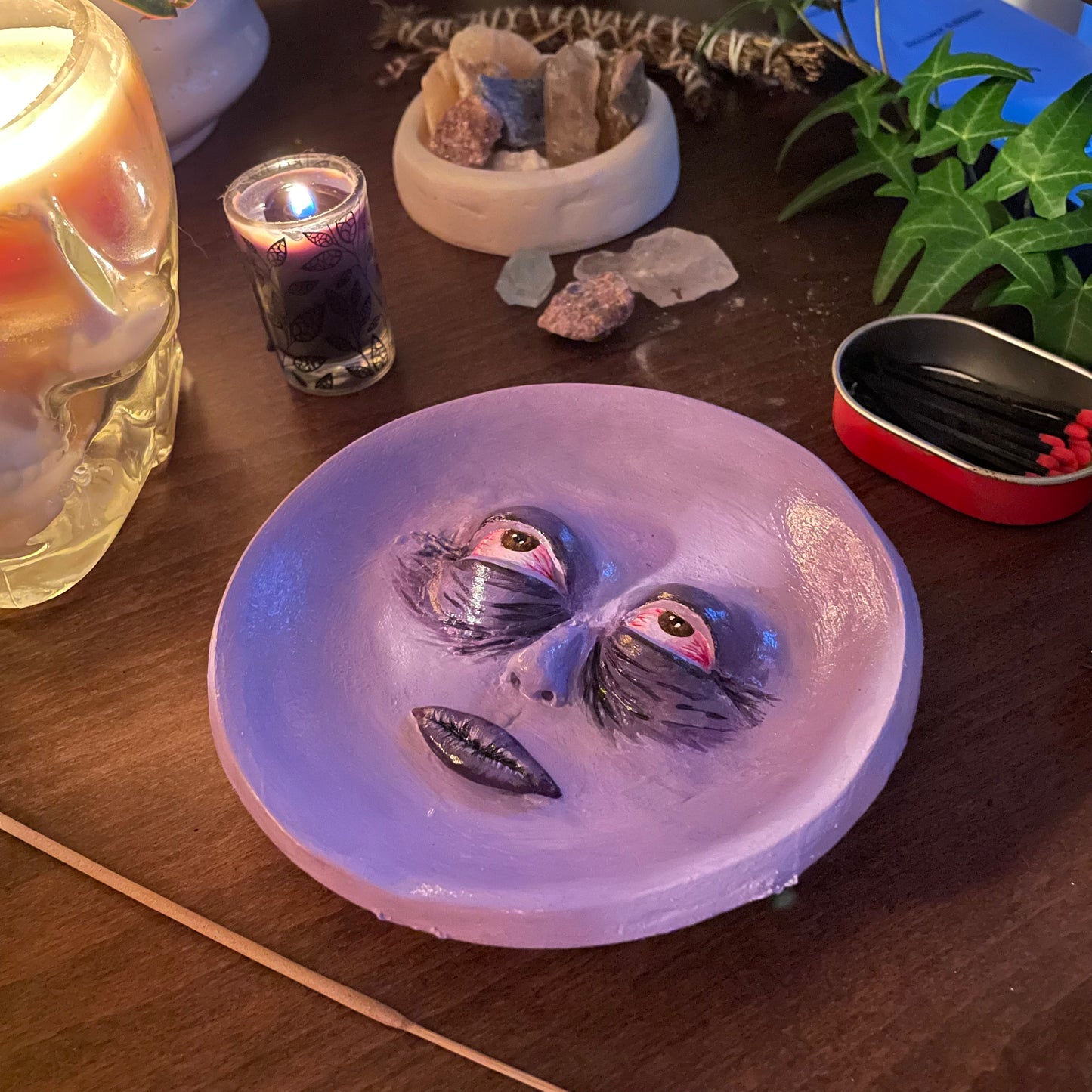 "Tired & Purple" | Incense Holder