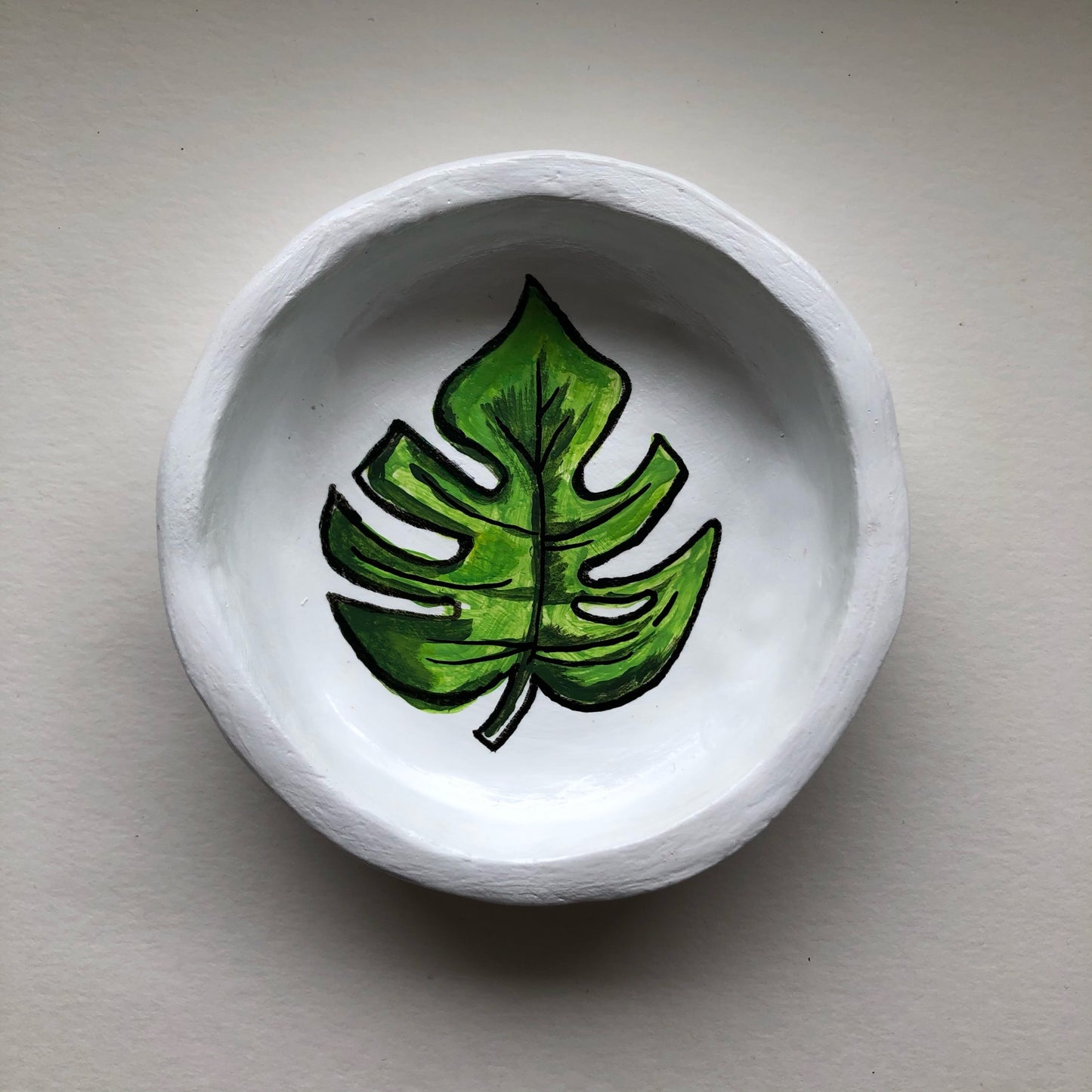 Monstera Leaf Trinket Dish