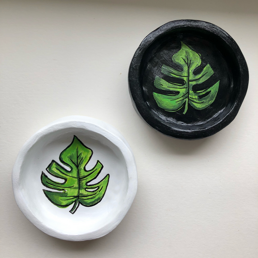 Monstera Leaf Trinket Dish
